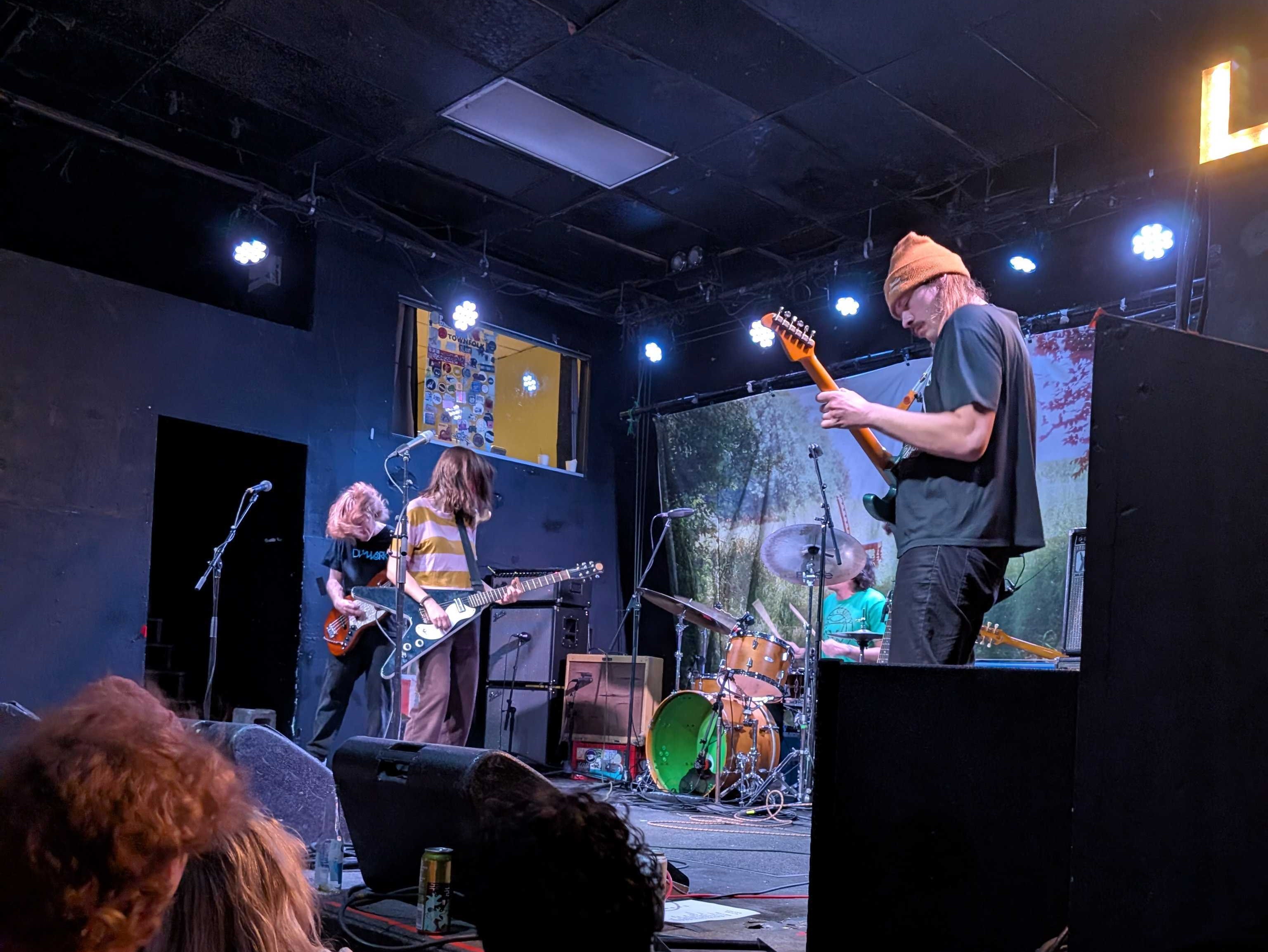 The band Ratboys onstage at Lee's Palace